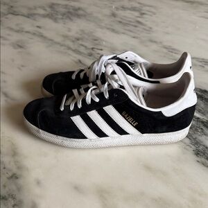 Adidas Gazelle Black Suede Sneakers